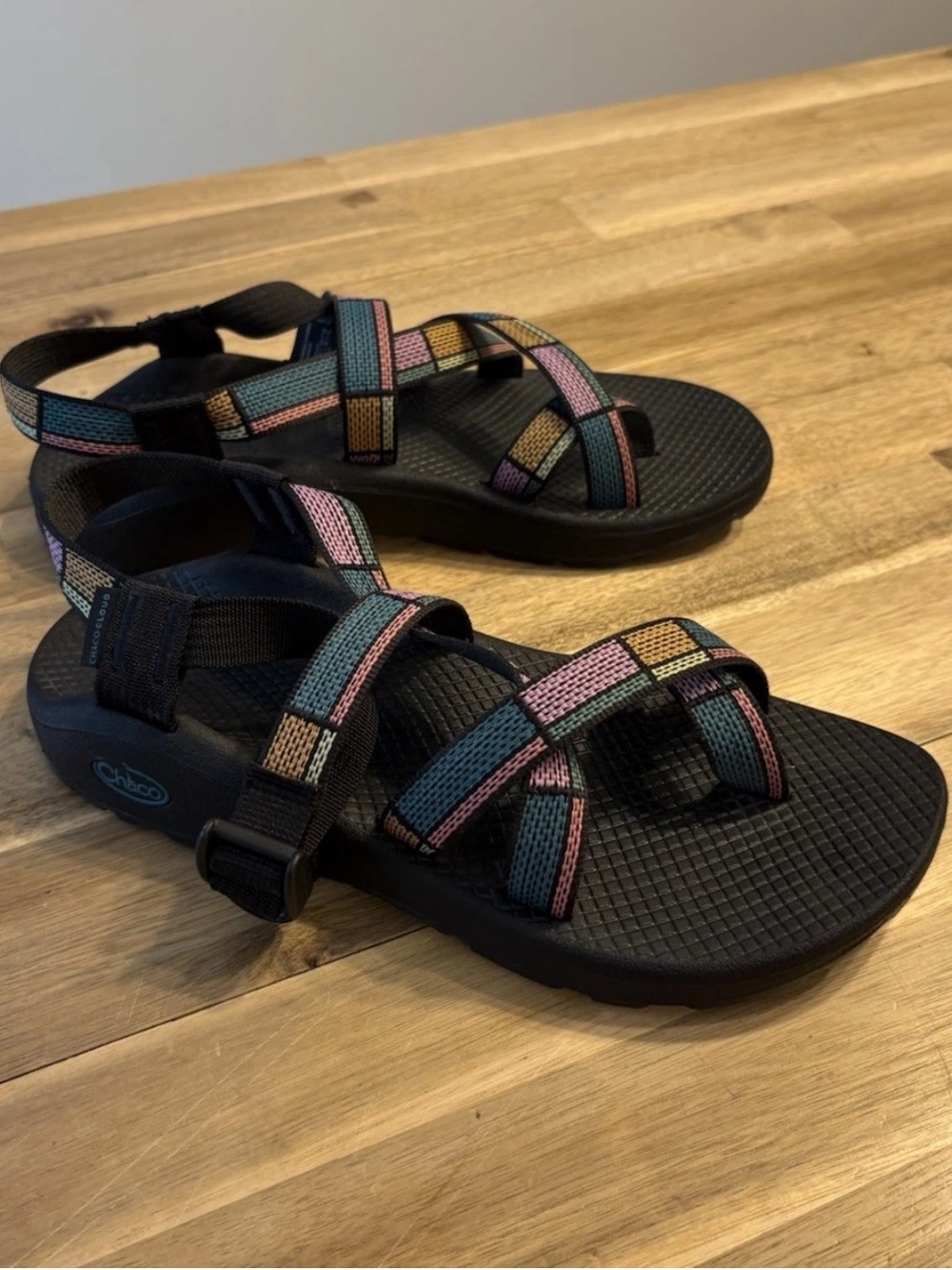 Chaco Z/Cloud 2 Adjustable Cushioned Sandal Women's Cobble Tea Rose Sz 9